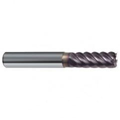 1/4" Dia. - 2-1/2" OAL - 45° Helix Firex Carbide End Mill - 6 FL - USA Tool & Supply