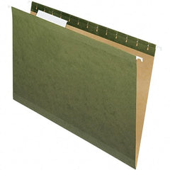 Pendaflex - 8-1/2 x 14", Legal, Standard Green, Hanging File Folder - 11 Point Stock, 1/3 Tab Cut Location - USA Tool & Supply