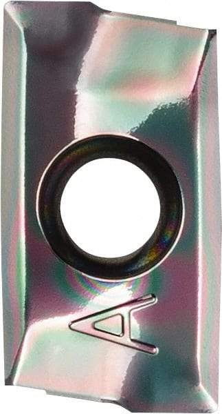 Kyocera - BDGT11T304 FR Grade PDL025 Carbide Milling Insert - Cr Finish, 3.8mm Thick, 1/64" Corner Radius - USA Tool & Supply