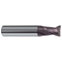 5/8 Dia. x 3 Overall Length 2-Flute Square End Solid Carbide SE End Mill-Round Shank-Center Cut-Firex - USA Tool & Supply