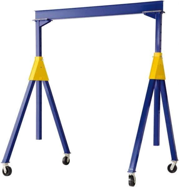 Vestil - 2,000 Lb Load Capacity, Steel Gantry Crane - 15' Span - USA Tool & Supply