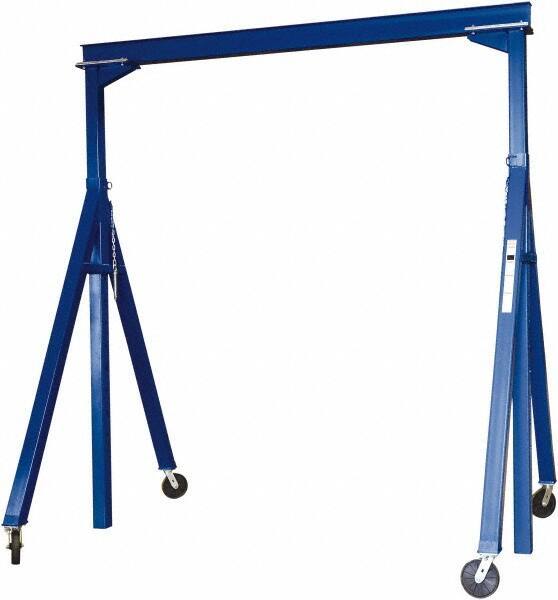Vestil - 8,000 Lb Load Capacity, Steel Gantry Crane - 10' Span - USA Tool & Supply