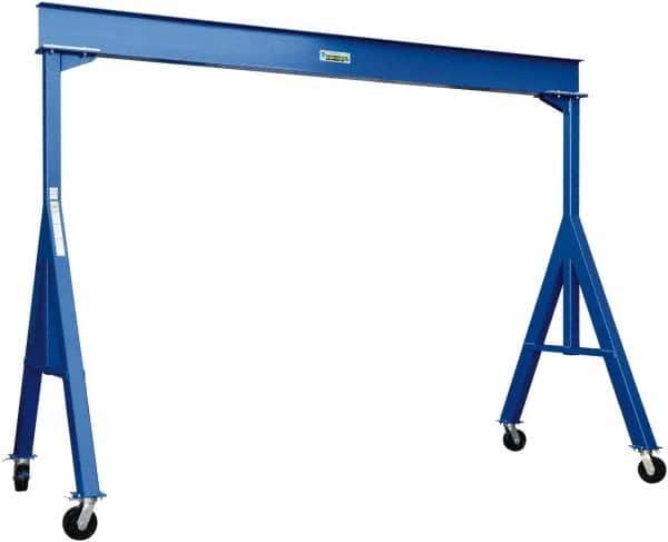 Vestil - 8,000 Lb Load Capacity, Steel Gantry Crane - 14-31/32' Span - USA Tool & Supply