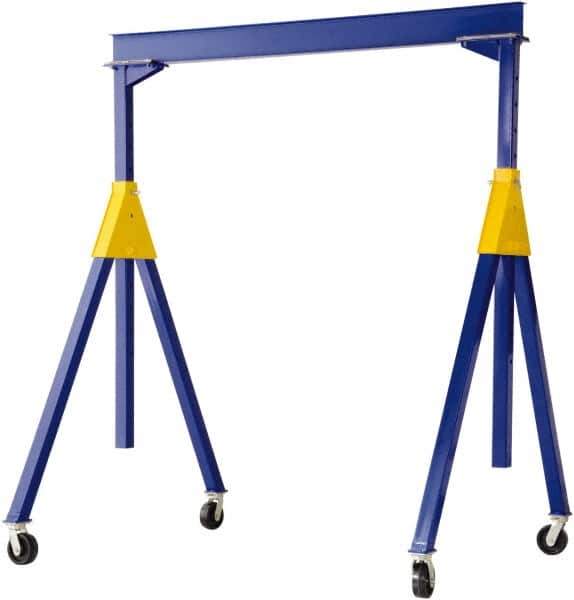 Vestil - 6,000 Lb Load Capacity, Steel Gantry Crane - 15' Span - USA Tool & Supply