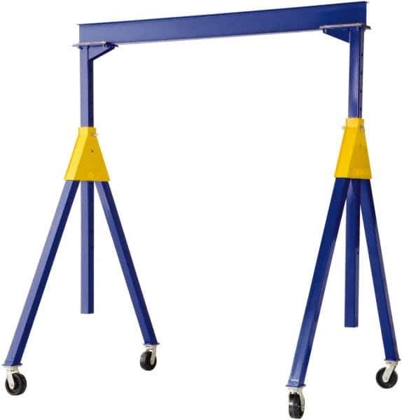Vestil - 4,000 Lb Load Capacity, Steel Gantry Crane - 15' Span - USA Tool & Supply