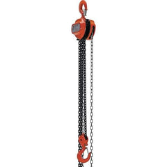 Vestil - 4,000 Lb Lifting Capacity, 10' Lift Height, Hand Hoist - Made from Chain - USA Tool & Supply