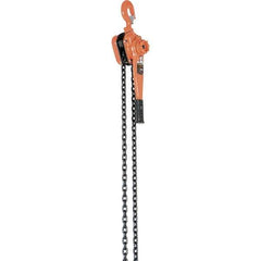 Vestil - 6,000 Lb Lifting Capacity, 20' Lift Height, Lever Hoist - Made from Chain - USA Tool & Supply