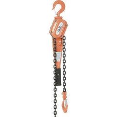 Vestil - 3,000 Lb Lifting Capacity, 5' Lift Height, Lever Hoist - Made from Chain - USA Tool & Supply