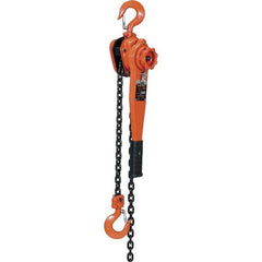 Vestil - 3,000 Lb Lifting Capacity, 20' Lift Height, Lever Hoist - Made from Chain - USA Tool & Supply