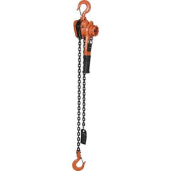 Vestil - 2,000 Lb Lifting Capacity, 5' Lift Height, Lever Hoist - Made from Chain - USA Tool & Supply