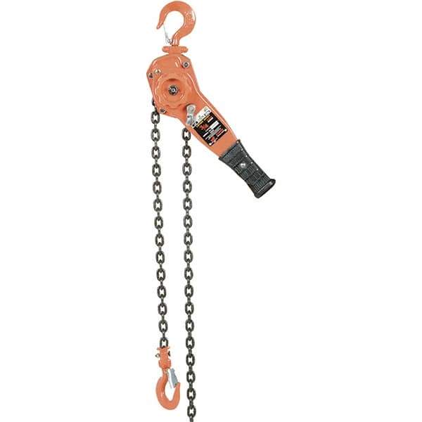 Vestil - 1,500 Lb Lifting Capacity, 20' Lift Height, Lever Hoist - Made from Chain - USA Tool & Supply