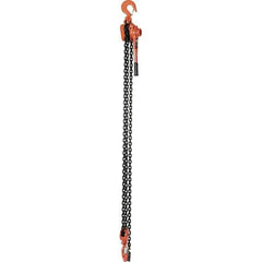 Vestil - 12,000 Lb Lifting Capacity, 10' Lift Height, Lever Hoist - Made from Chain - USA Tool & Supply