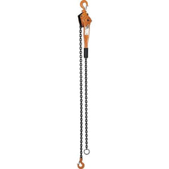 Vestil - 3,000 Lb Lifting Capacity, 10' Lift Height, Lever Hoist - Made from Chain - USA Tool & Supply