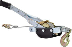 Vestil - 2,000 to 4,000 Lb Lifting Capacity, 10' Lift Height, Puller Hoist - Made from Wire Rope - USA Tool & Supply