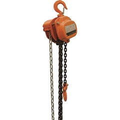 Vestil - 1,000 Lb Lifting Capacity, 15' Lift Height, Hand Hoist - Made from Chain - USA Tool & Supply