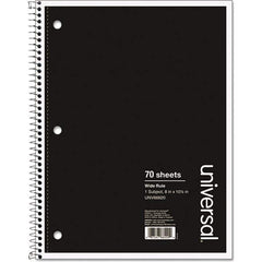 UNIVERSAL - Note Pads, Writing Pads & Notebooks Writing Pads & Notebook Type: Notebook Size: 10-1/2 x 8 - USA Tool & Supply