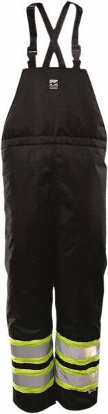 Viking - Size 3XL, Black, Cold Weather Bib Overall - Hook & Loop Ankle - USA Tool & Supply
