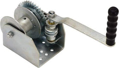 Vestil - 1,500 Lb Cable Limit Industrial Winch - USA Tool & Supply