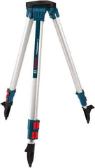 Bosch - 63" (Open)" Long x 7" Wide, Level Contractor Tripod Mount - Use with Rotary Laser - USA Tool & Supply