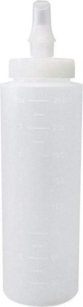 PRO-SOURCE - 8 oz Polyethylene Bottle with Applicator - Clear - USA Tool & Supply