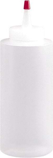PRO-SOURCE - 16 oz HDPE Bottle with Applicator - Clear - USA Tool & Supply
