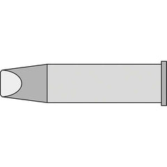 Weller - Soldering Iron Tips; Type: Chisel Tip ; For Use With: WP 200; WXP 200 - Exact Industrial Supply