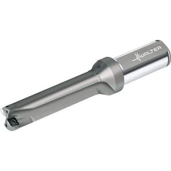 Walter - 88mm Max Drill Depth, 4xD, 22mm Diam, Indexable Insert Drill - 2 Inserts, 25mm Shank Diam, Straight Shank - USA Tool & Supply