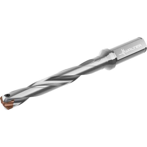 Walter - 28 to 28.99mm Diam, 7xD, 241mm Max Depth, 32mm Shank Diam, 306mm OAL, Replaceable Tip Drill - P6001-D28..R, P6003-D28..R, P6004-D28..R, P6005-D28..R Insert, D4140 Toolholder, Series D4140 - USA Tool & Supply