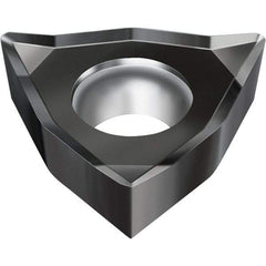 Walter - WCGT32.50.5 MN2 Grade WNN10 Carbide Turning Insert - Proprietary Finish, 80° Trigon, 3/8" Inscr Circle, 5/32" Thick, 0.008" Corner Radius - USA Tool & Supply
