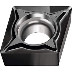 Walter - CCGT431 FN2 Grade WNN10 Carbide Turning Insert - Proprietary Finish, 80° Diamond, 1/2" Inscr Circle, 3/16" Thick, 0.016" Corner Radius - USA Tool & Supply