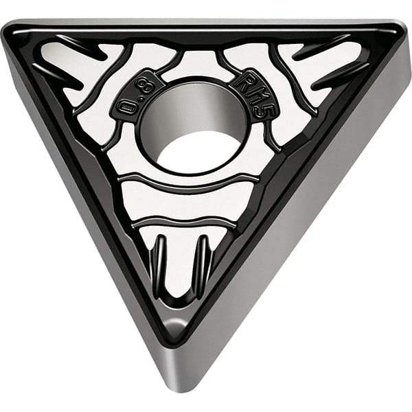 Walter - TNMG433 RM5 Grade WSM30S Carbide Turning Insert - TiALN/Al2O3 Finish, 60° Triangle, 1/2" Inscr Circle, 3/16" Thick, 0.047" Corner Radius - USA Tool & Supply