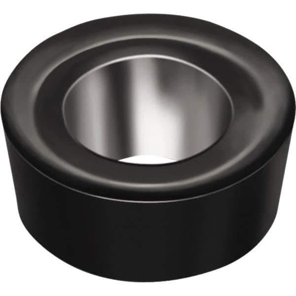 Walter - RCGT1204M0 MN2 Grade WNN10 Carbide Turning Insert - Proprietary Finish, 0° Round, 12mm Inscr Circle, 3/16" Thick, 0.236" Corner Radius - USA Tool & Supply
