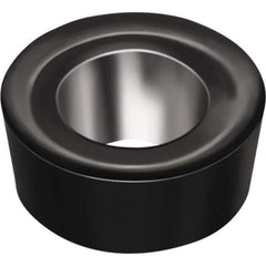 Walter - RCGT1204M0 MN2 Grade WNN10 Carbide Turning Insert - Proprietary Finish, 0° Round, 12mm Inscr Circle, 3/16" Thick, 0.236" Corner Radius - USA Tool & Supply