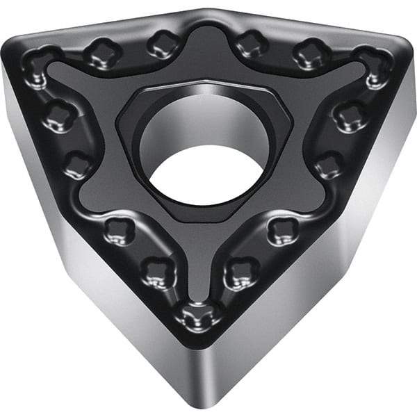 Walter - WNMG432 MM5 Grade WSM20S Carbide Turning Insert - TiALN/Al2O3 Finish, 80° Trigon, 1/2" Inscr Circle, 3/16" Thick, 0.031" Corner Radius - USA Tool & Supply