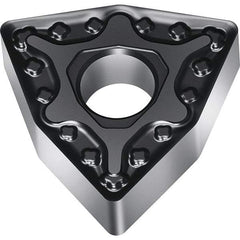 Walter - WNMG432 MM5 Grade WSM20S Carbide Turning Insert - TiALN/Al2O3 Finish, 80° Trigon, 1/2" Inscr Circle, 3/16" Thick, 0.031" Corner Radius - USA Tool & Supply