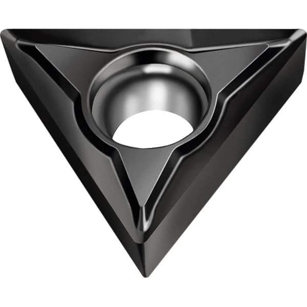 Walter - TCGT1.21.20.2 FN2 Grade WNN10 Carbide Turning Insert - Proprietary Finish, 60° Triangle, 5/32" Inscr Circle, 5/64" Thick, 0.004" Corner Radius - USA Tool & Supply