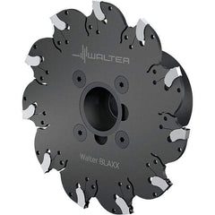 Walter - Arbor Connection, 4mm Cutting Width, 33mm Depth of Cut, 4.92mm Cutter Diam, 1" Hole DIam, 11 Tooth Indexable Slotting Cutter - F5055 Toolholder, SX-4.. Insert, Right Hand Cutting Direction - USA Tool & Supply