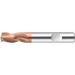 Walter-Prototyp - 12mm, 22mm LOC, 12mm Shank Diam, 83mm OAL, 3 Flute, Solid Carbide Square End Mill - AlCrN Finish, 35° Helix, Right Hand Cut, Right Hand Flute, Series MC232-W-3-B - USA Tool & Supply