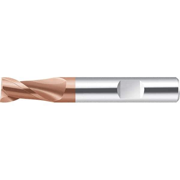 Walter-Prototyp - 12mm, 22mm LOC, 12mm Shank Diam, 83mm OAL, 2 Flute, Solid Carbide Square End Mill - AlCrN Finish, 35° Helix, Right Hand Cut, Right Hand Flute, Series MC232-W-2-B - USA Tool & Supply