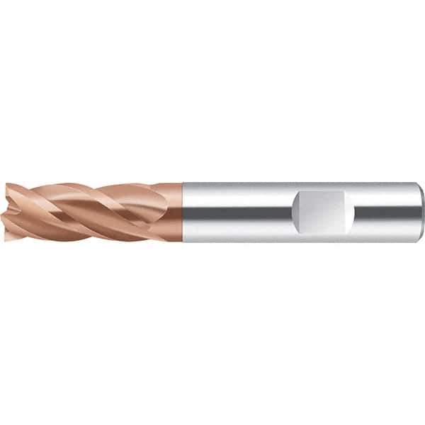 Walter-Prototyp - 16mm, 42mm LOC, 16mm Shank Diam, 92mm OAL, 4 Flute, Solid Carbide Square End Mill - AlCrN Finish, Spiral Flute, 35° Helix, Right Hand Cut, Right Hand Flute, Series MC232 - USA Tool & Supply