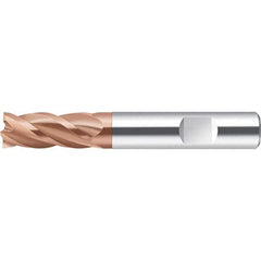 Walter-Prototyp - 20mm, 52mm LOC, 20mm Shank Diam, 104mm OAL, 4 Flute, Solid Carbide Square End Mill - AlCrN Finish, Spiral Flute, 35° Helix, Right Hand Cut, Right Hand Flute, Series MC232 - USA Tool & Supply