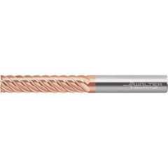 Walter-Prototyp - 12mm, 55mm LOC, 12mm Shank Diam, 110mm OAL, 6 Flute, Solid Carbide Square End Mill - TiAlSiN Finish, Spiral Flute, 50° Helix, Right Hand Cut, Right Hand Flute, Series MC187 - USA Tool & Supply