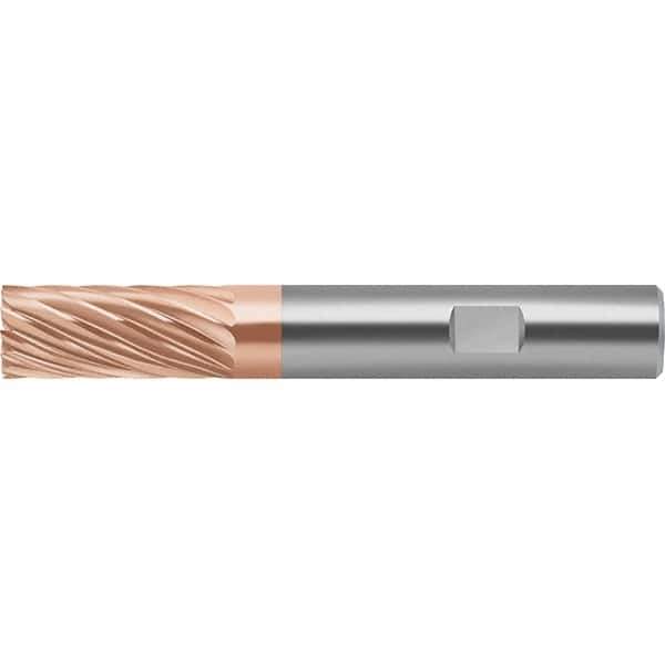 Walter-Prototyp - 8mm, 19mm LOC, 8mm Shank Diam, 63mm OAL, 8 Flute, Solid Carbide Square End Mill - TiAlSiN Finish, Spiral Flute, 30° Helix, Right Hand Cut, Right Hand Flute, Series MC183 - USA Tool & Supply