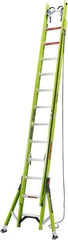 Little Giant Ladder - 24' High, Type IAA Rating, Fiberglass Extension Ladder - 375 Lb Capacity, 22' Working Length - USA Tool & Supply