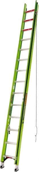 Little Giant Ladder - 28' High, Type IAA Rating, Fiberglass Extension Ladder - 375 Lb Capacity, 24' Working Length - USA Tool & Supply