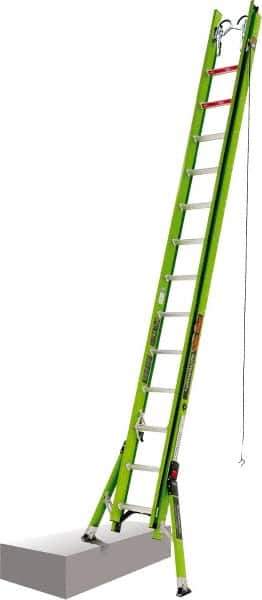 Little Giant Ladder - 28' High, Type IAA Rating, Fiberglass Extension Ladder - 375 Lb Capacity, 24' Working Length - USA Tool & Supply