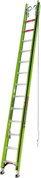 Little Giant Ladder - 28' High, Type IAA Rating, Fiberglass Extension Ladder - 375 Lb Capacity, 24' Working Length - USA Tool & Supply