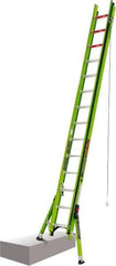 Little Giant Ladder - 28' High, Type IAA Rating, Fiberglass Extension Ladder - 375 Lb Capacity, 24' Working Length - USA Tool & Supply