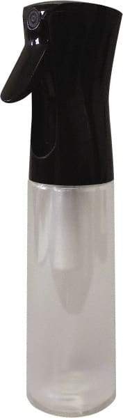 PRO-SOURCE - 10 oz Polyethylene Bottle & Trigger Sprayer - Black - USA Tool & Supply