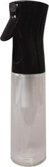 PRO-SOURCE - 10 oz Polyethylene Bottle & Trigger Sprayer - Black - USA Tool & Supply